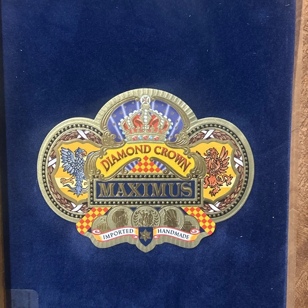 Vintage Diamond Crown Maximus Toro No. 1 Cigar Box Storage Treasure Box Decor